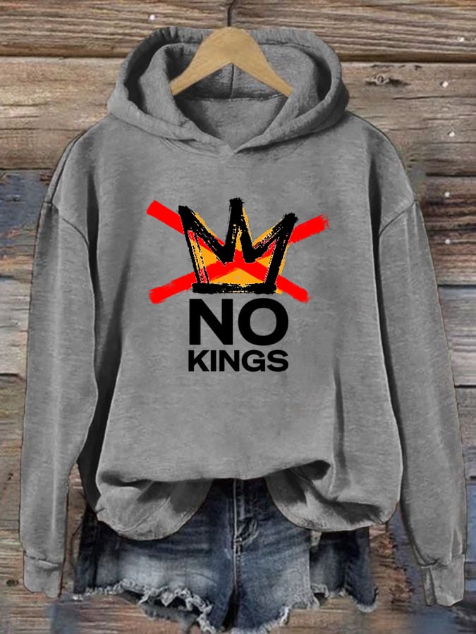 🔥Buy 3 Get 15% Off Women's America has No Kings Printed Casual Hoodies