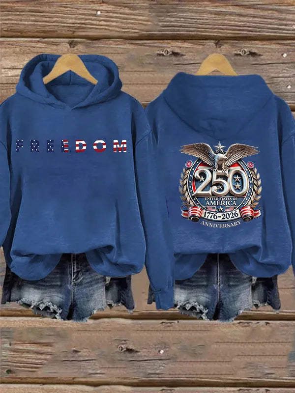 Women's American 250th Print Hoodie