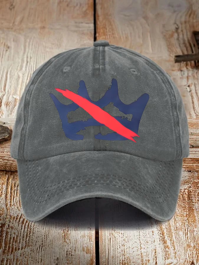Unisex America has no kings Printed Casual Hat