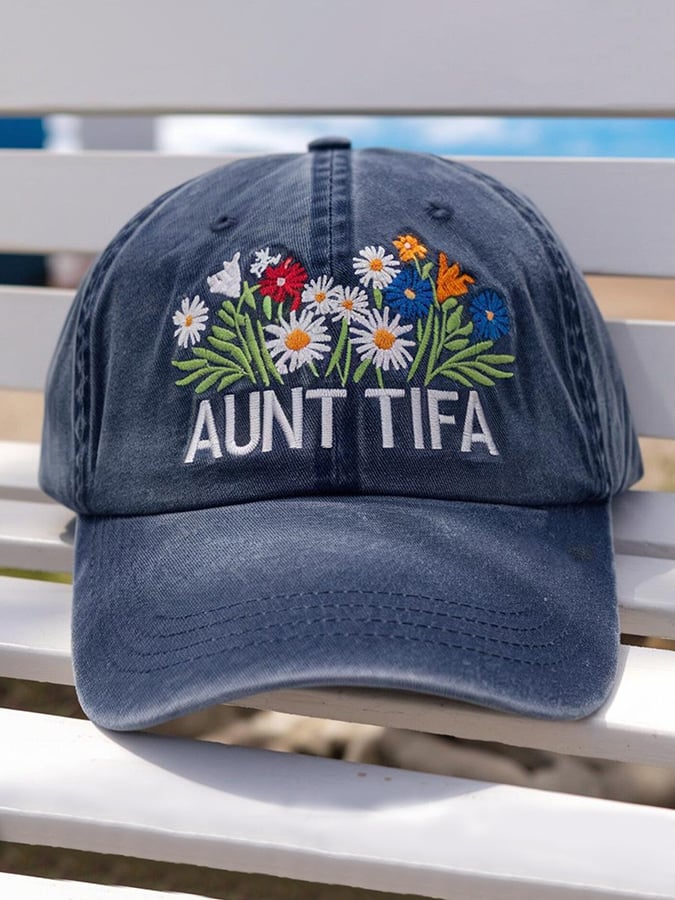 🔥Buy 3 Get 15% Off🔥Retro I Am Aunt Tifa Print Baseball Cap