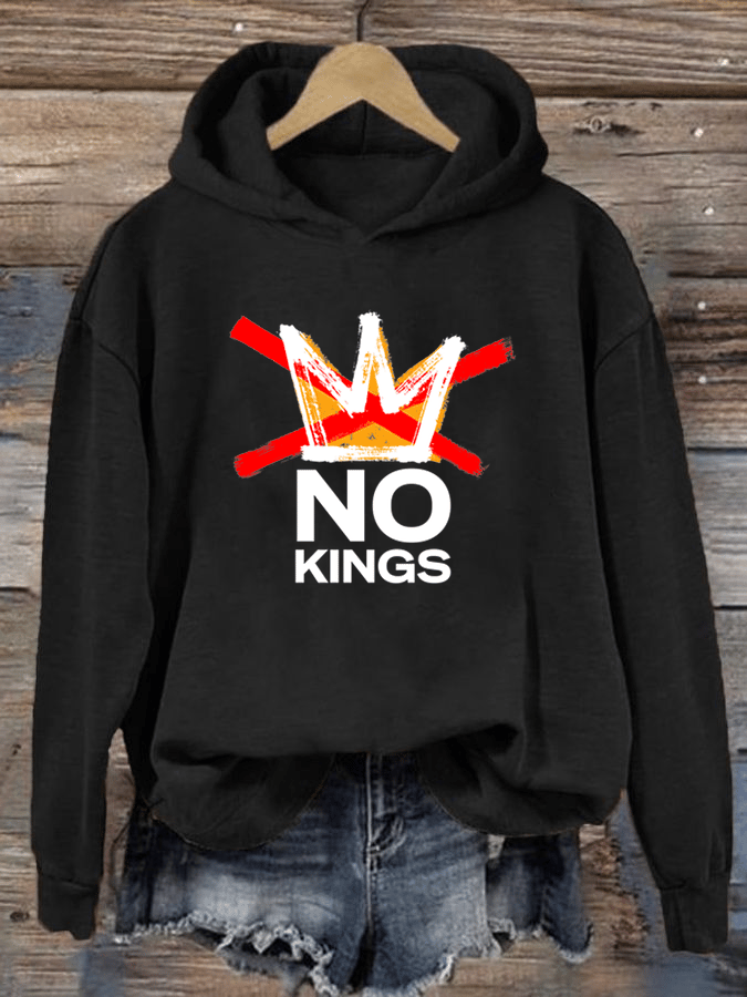 🔥Buy 3 Get 15% Off Women's America has No Kings Printed Casual Hoodies