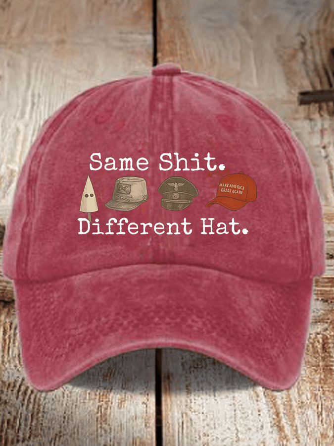 🔥Buy 3 Get 15% Off🔥Unisex Same shit Different costume Print Hat