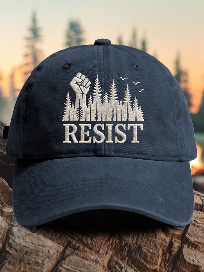 🔥Buy 3 Get 15% Off🔥Retro Resist Save The Forest Service Print Baseball Cap