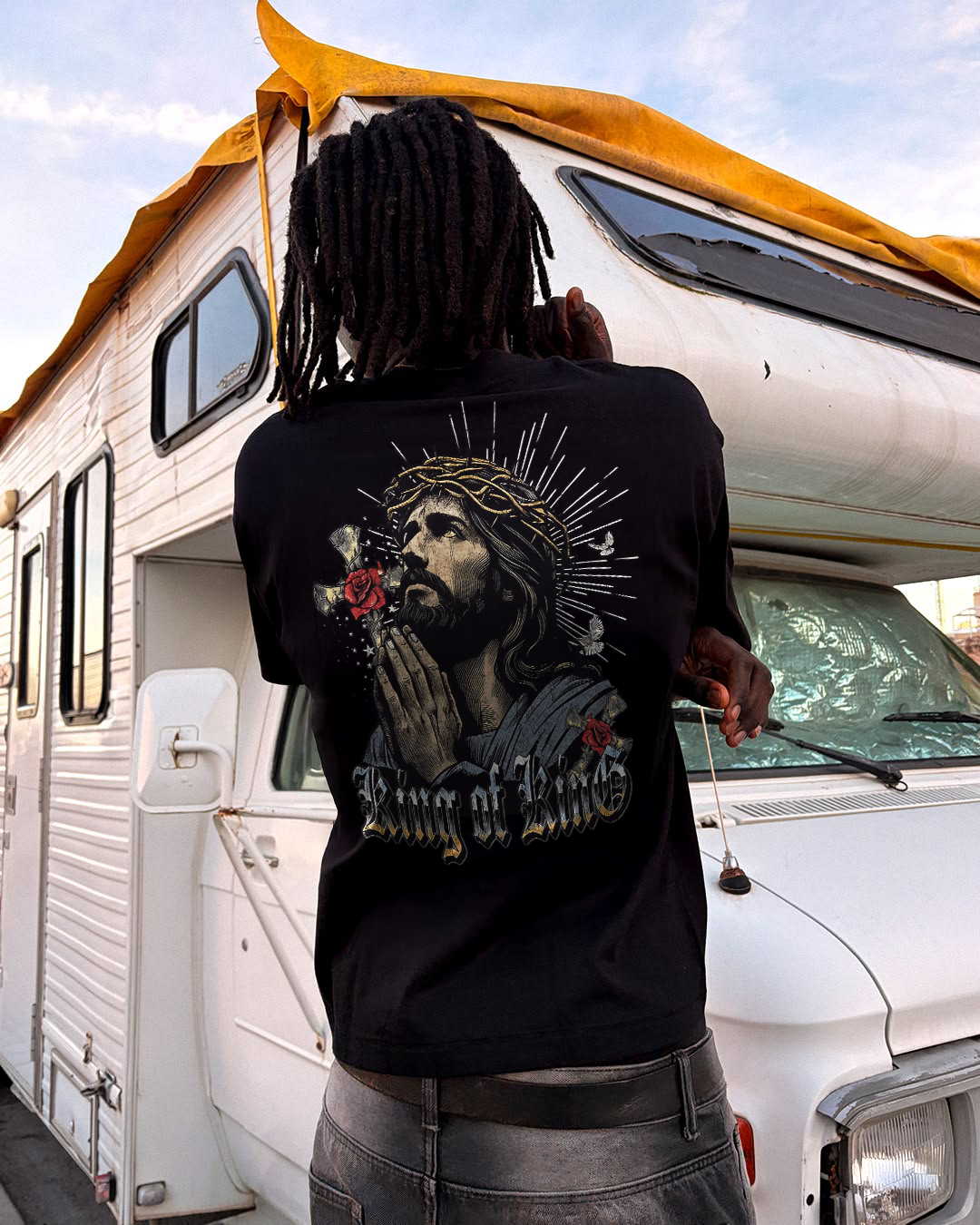 King Of Kings Printed Men's T-shirt