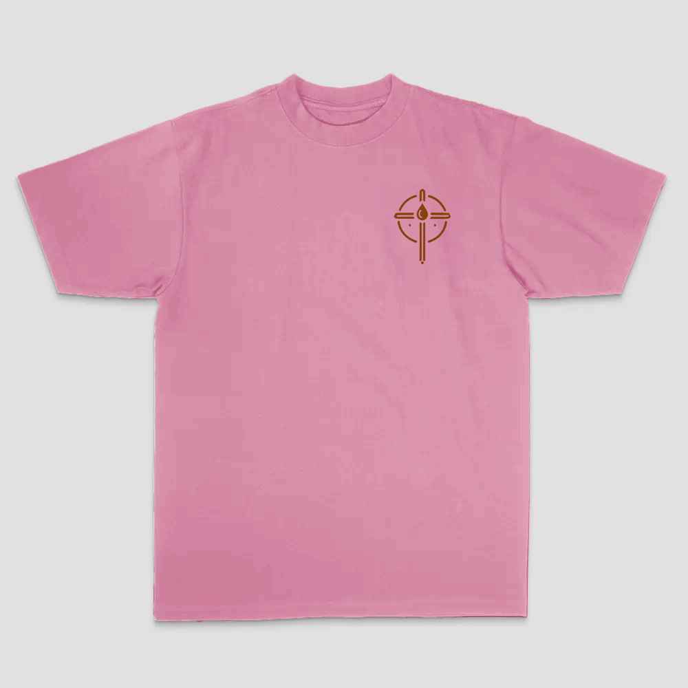 Jesus Saved My Life Printed Men's T-shirt