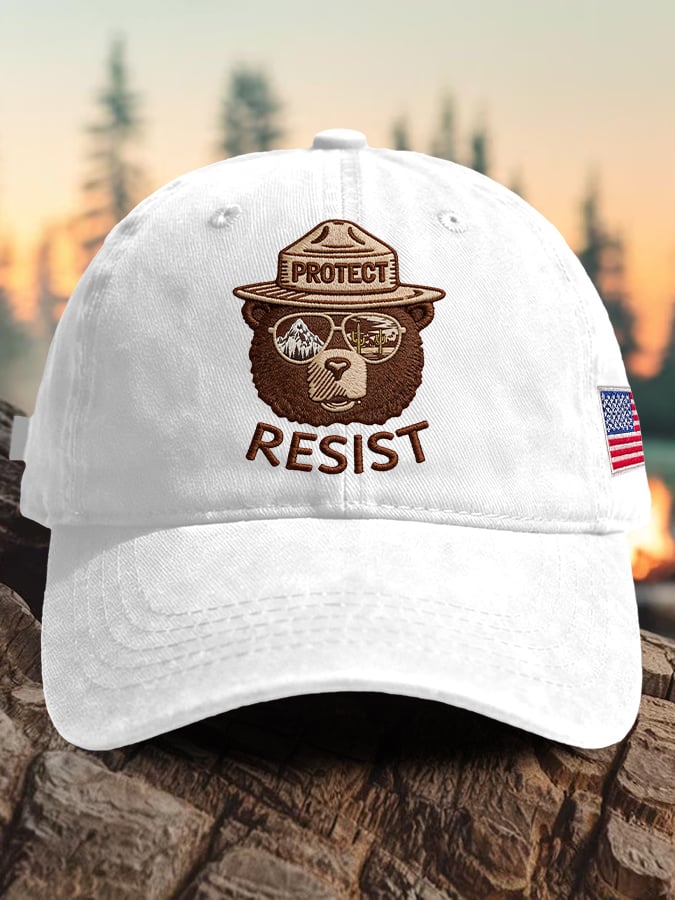 🔥Buy 3 Get 15% Off🔥Retro Protect And Resist Print Baseball Cap