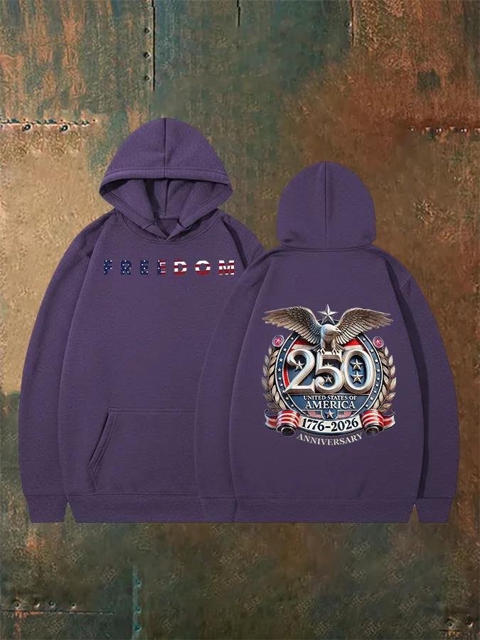 Unisex American 250th Print Hoodie