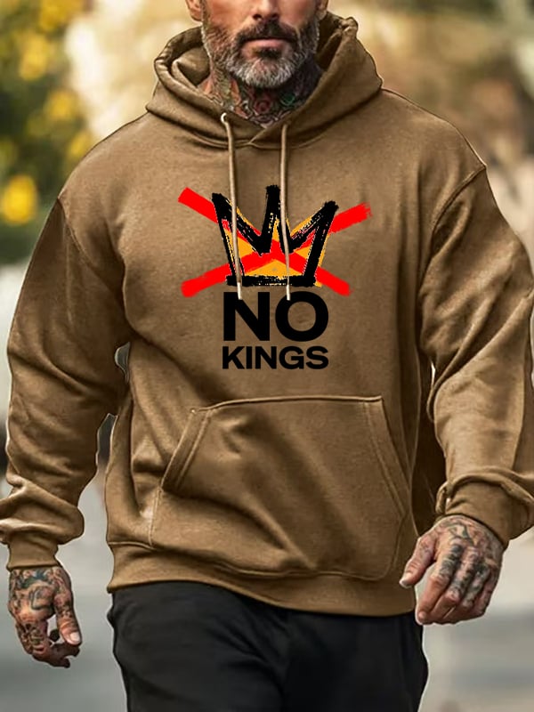 🔥Buy 3 Get 15% Off Men's America has No Kings Printed Casual Hoodies