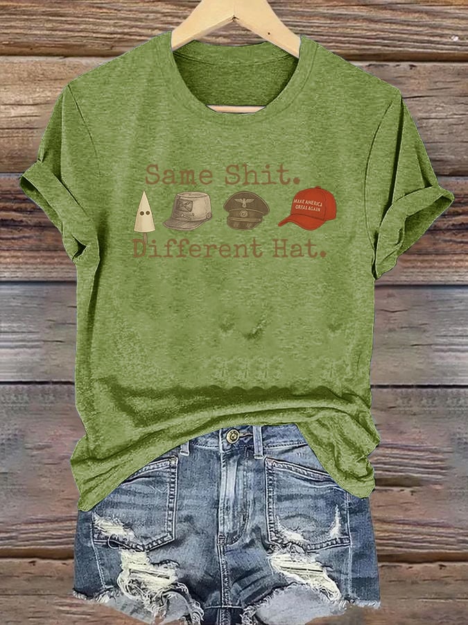 🔥Buy 3 Get 15% Off🔥Women's Same shit Different costume Print T-Shirt