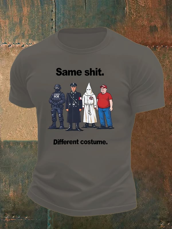 Men's Different costume Print T-Shirt
