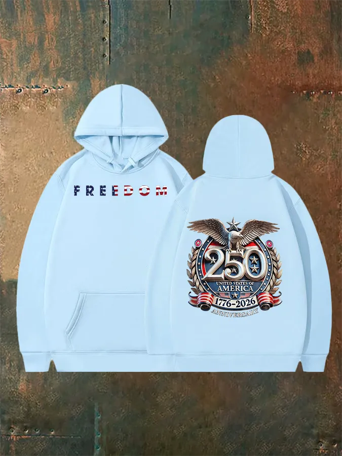 Unisex American 250th Print Hoodie