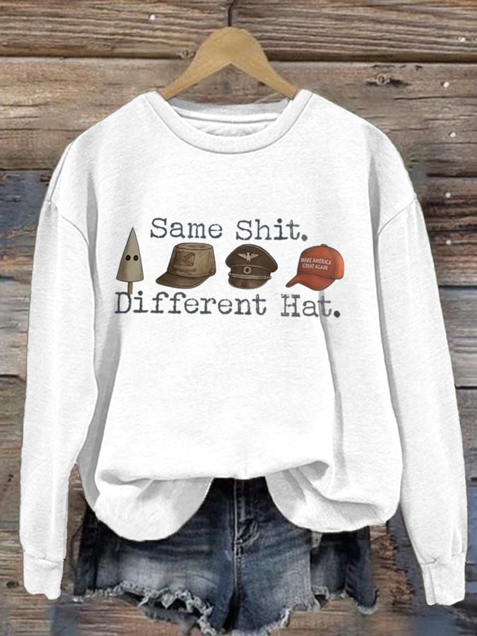 🔥Buy 3 Get 15% Off🔥Women's FDT Printed Long-Sleeve Sweatshirt
