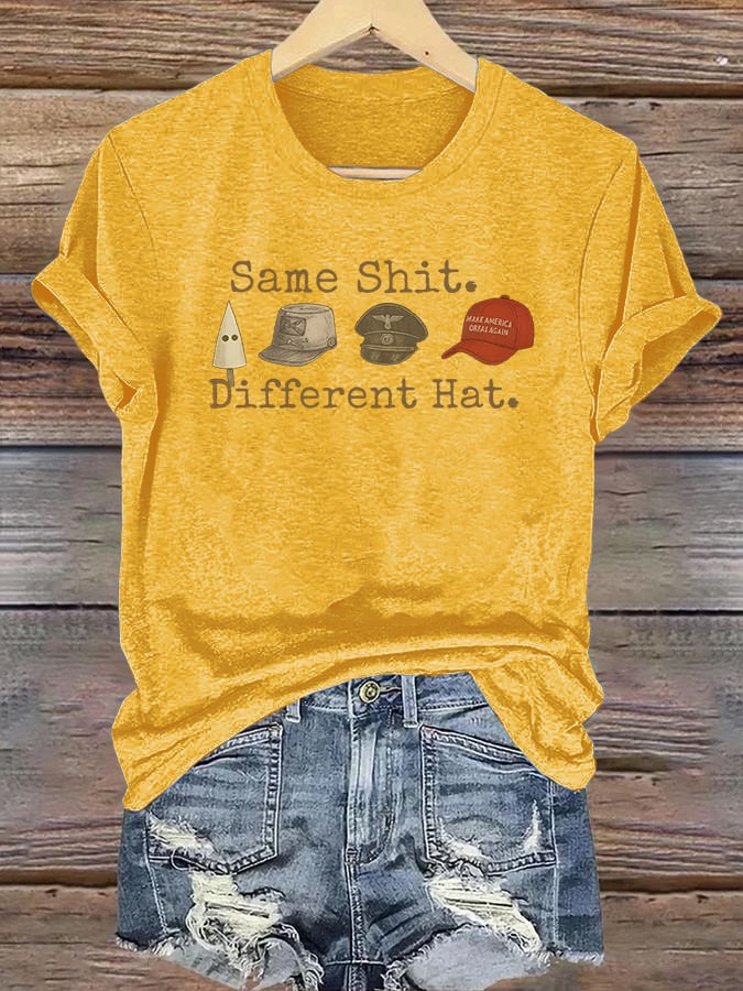 🔥Buy 3 Get 15% Off🔥Women's Same shit Different costume Print T-Shirt