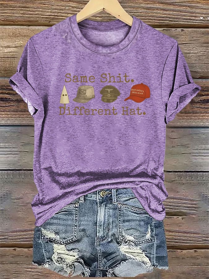 🔥Buy 3 Get 15% Off🔥Women's Same shit Different costume Print T-Shirt