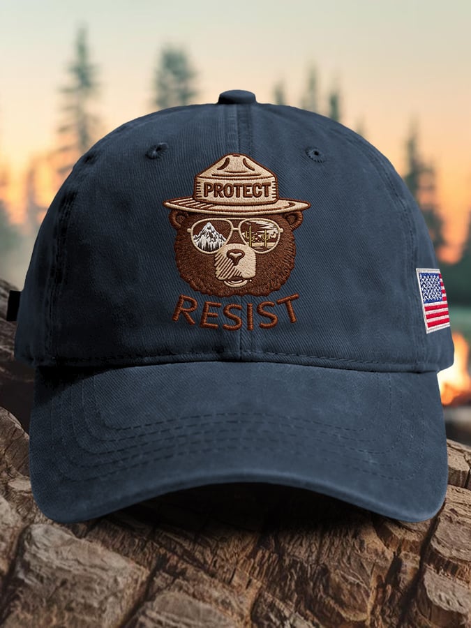 🔥Buy 3 Get 15% Off🔥Retro Protect And Resist Print Baseball Cap
