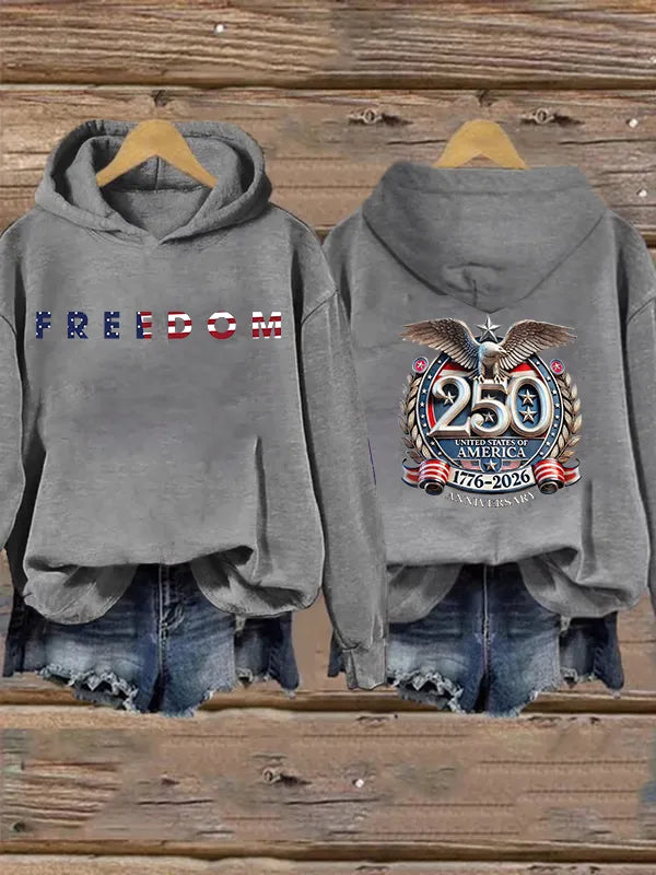 Women's American 250th Print Hoodie