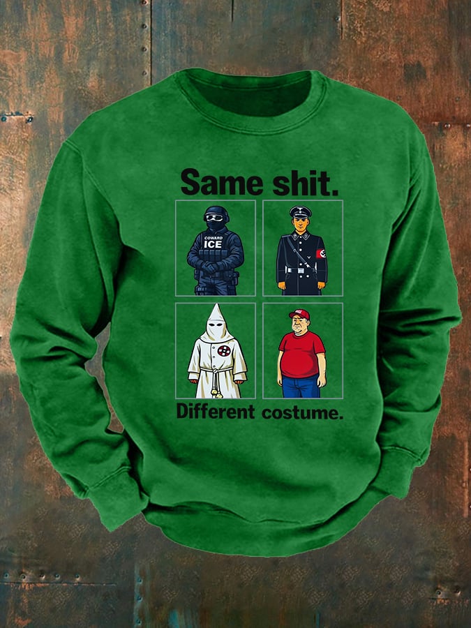 🔥Buy 3 Get 15% Off🔥Men's Same shit Different costume Print Sweatshirt
