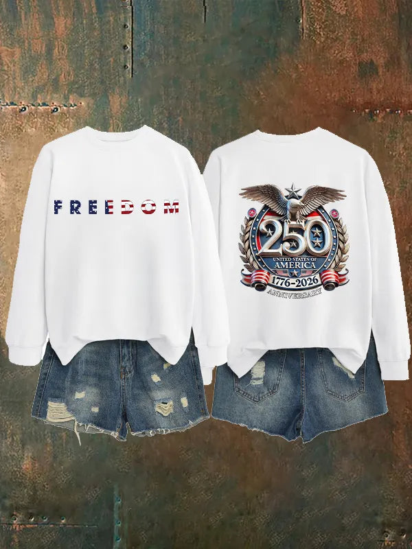 Women's American 250th Print Sweatshirt