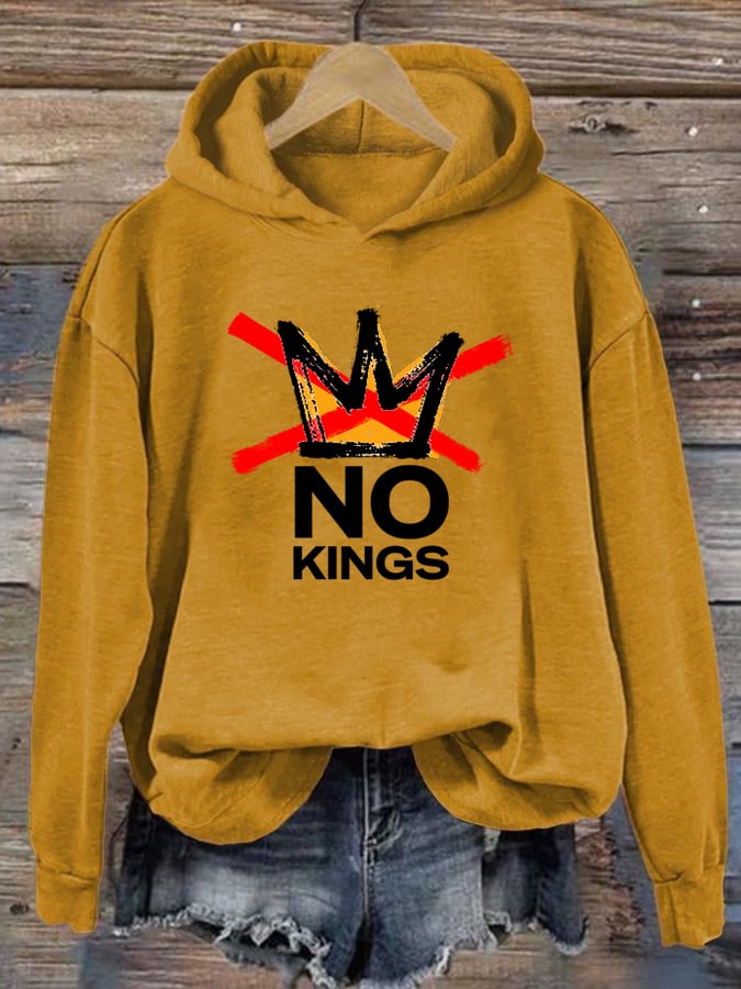 🔥Buy 3 Get 15% Off Women's America has No Kings Printed Casual Hoodies