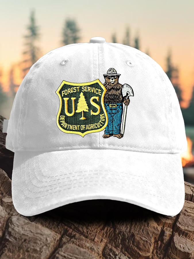 🔥Buy 3 Get 15% Off🔥Retro Save The Forest Service Print Baseball Cap
