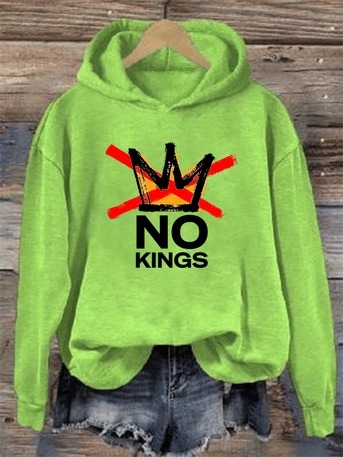 🔥Buy 3 Get 15% Off Women's America has No Kings Printed Casual Hoodies