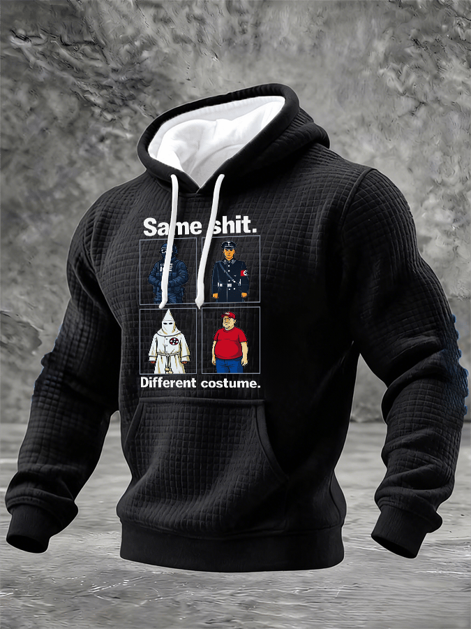 🔥Buy 3 Get 15% Off🔥Men's Same shit Different costume Print Hoodie