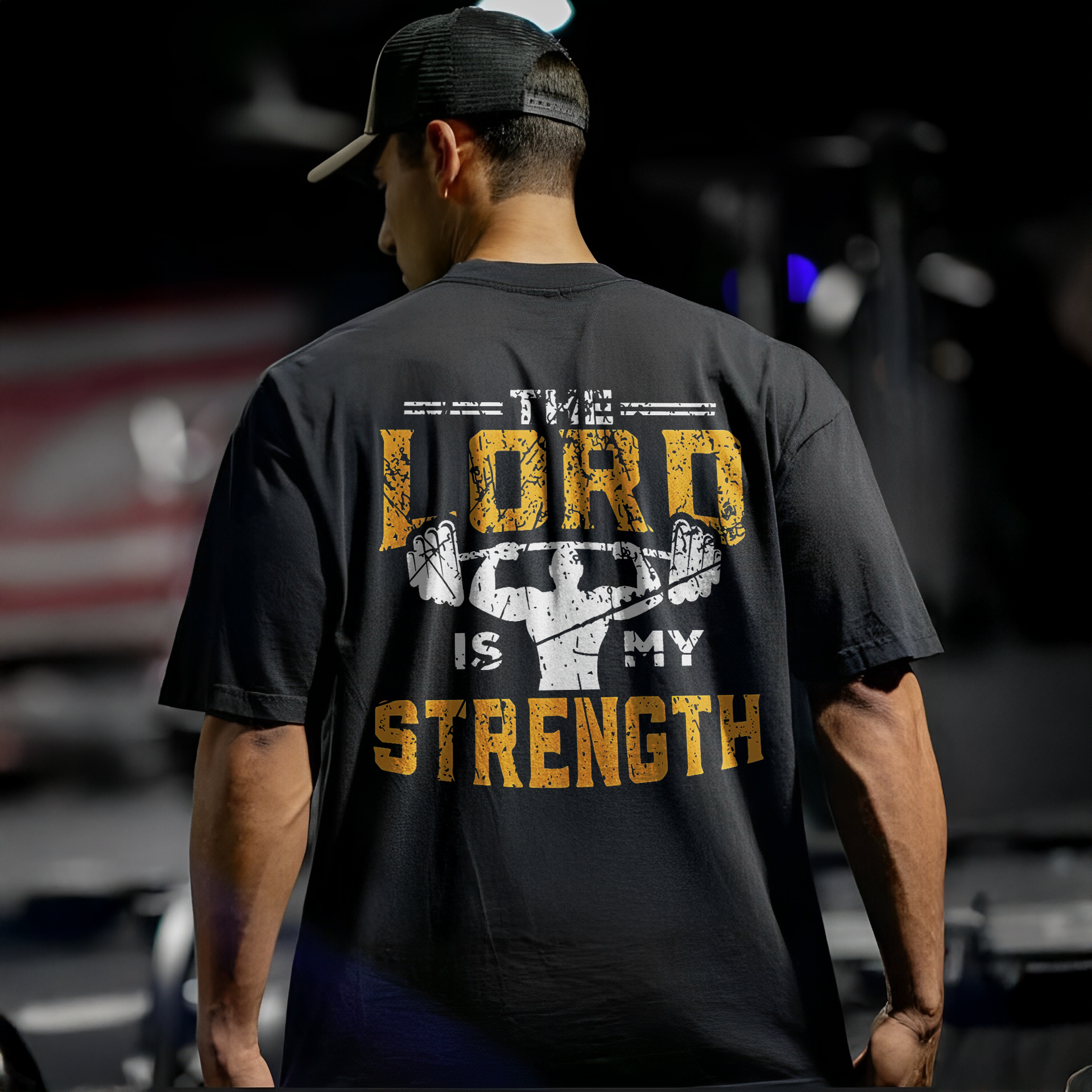 The Lord Is My Strength Printed Men's T-shirt