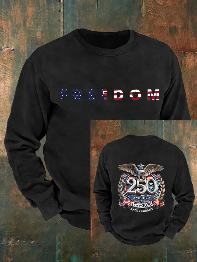 Men's American 250th Print Sweatshirt