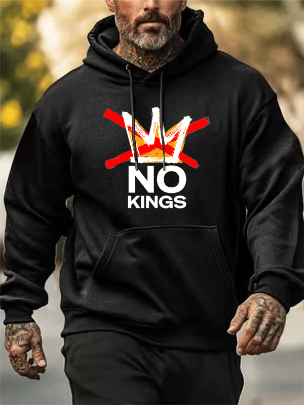 🔥Buy 3 Get 15% Off Men's America has No Kings Printed Casual Hoodies