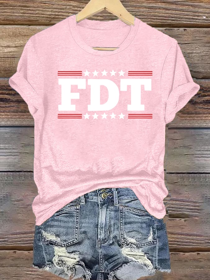 🔥Buy 3 Get 15% Off🔥Women's FDT Print T-Shirt