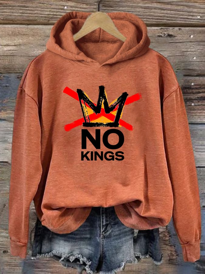 🔥Buy 3 Get 15% Off Women's America has No Kings Printed Casual Hoodies