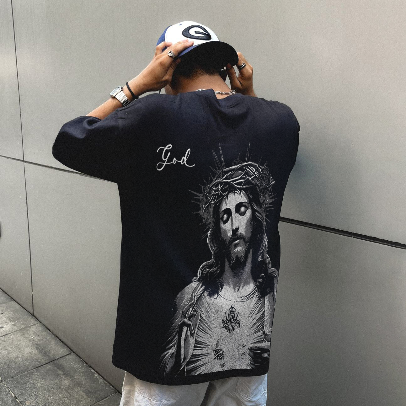 God Printed Men's T-shirt
