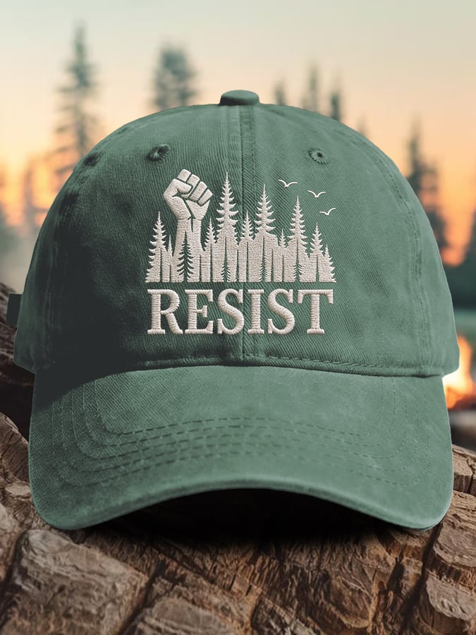 🔥Buy 3 Get 15% Off🔥Retro Resist Save The Forest Service Print Baseball Cap