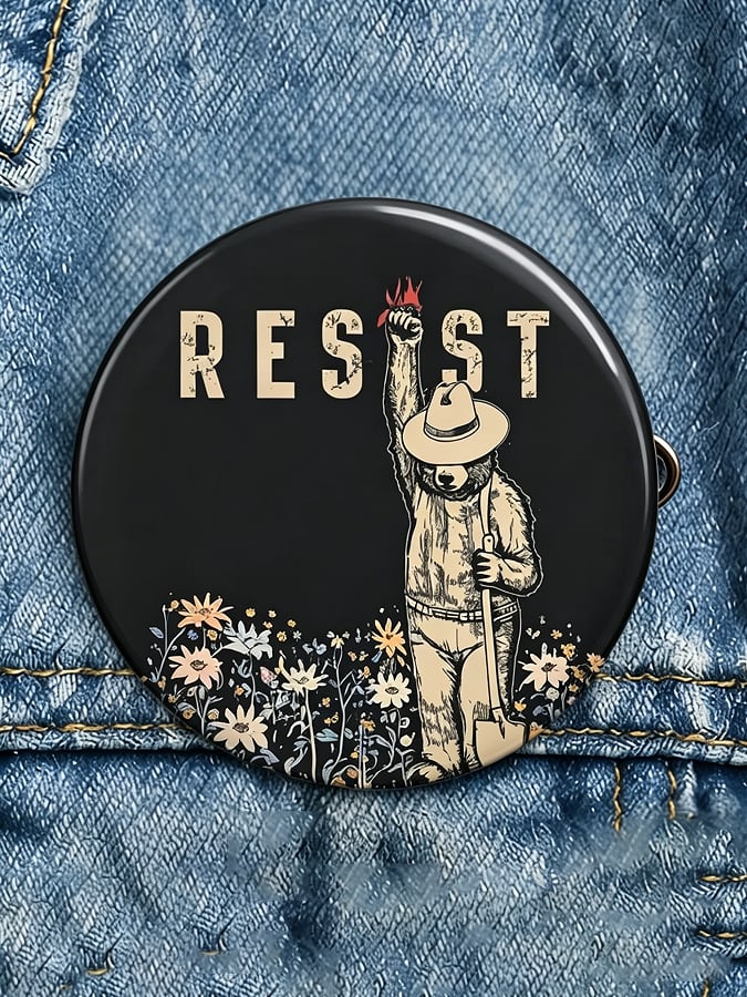 🔥Buy 3 Get 15% Off🔥National Park BEAR Buttons