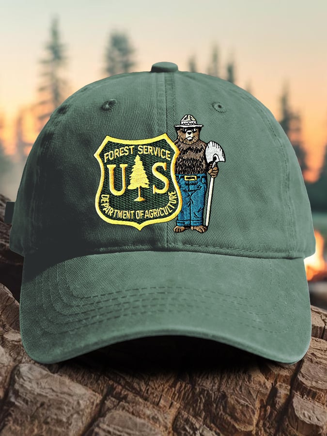 🔥Buy 3 Get 15% Off🔥Retro Save The Forest Service Print Baseball Cap