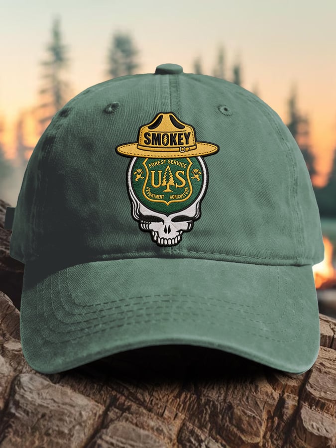 🔥Buy 3 Get 15% Off🔥Retro Resist Save The Forest Service Print Baseball Cap