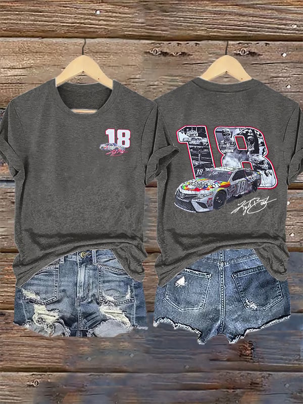 Women's Racing Print T-Shirt