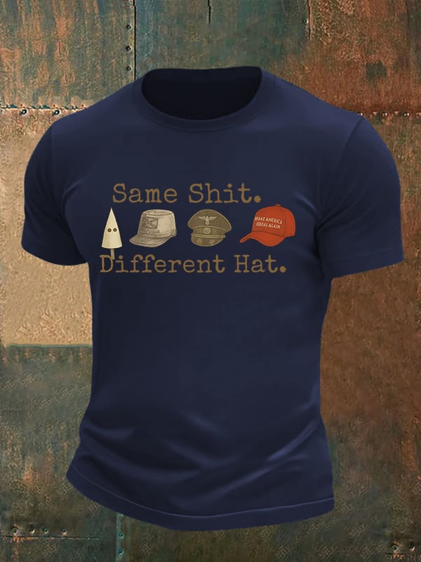 🔥Buy 3 Get 15% Off🔥Men's Same shit Different costume Print T-Shirt