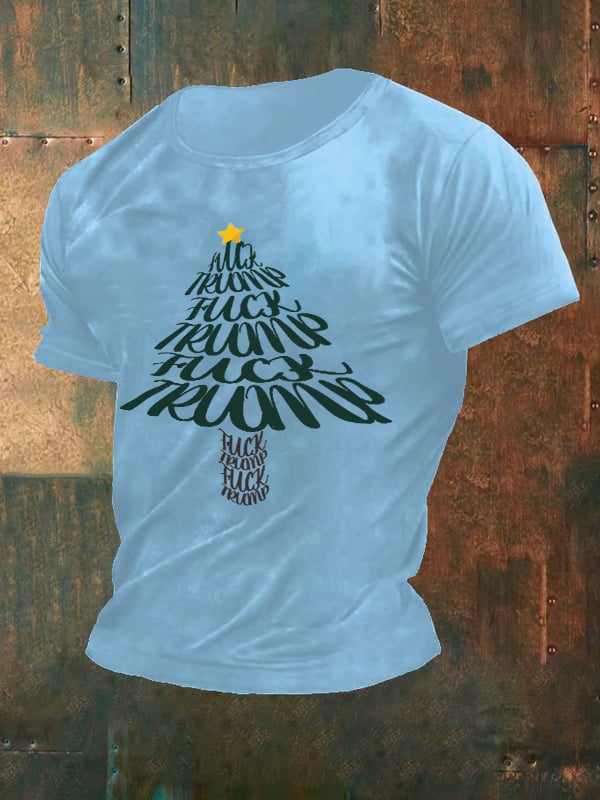 🔥Buy 3 Get 15% Off🔥Men's Funny Christmas Tree With fdt T-Shirt