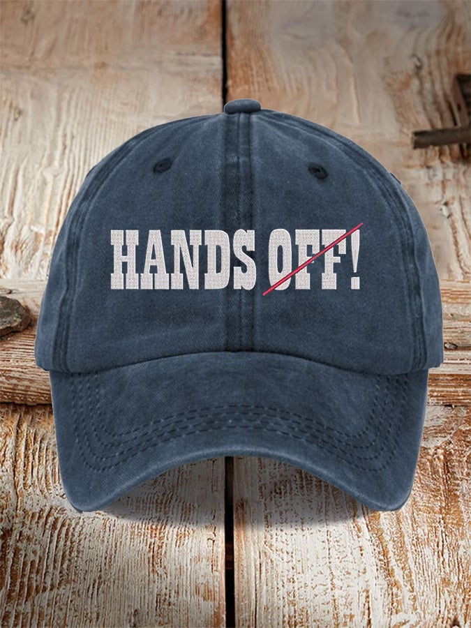 🔥Buy 3 Get 15% Off🔥Unisex Hands Off Protest Print Hat