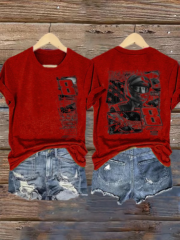 Women's Racing Print T-Shirt