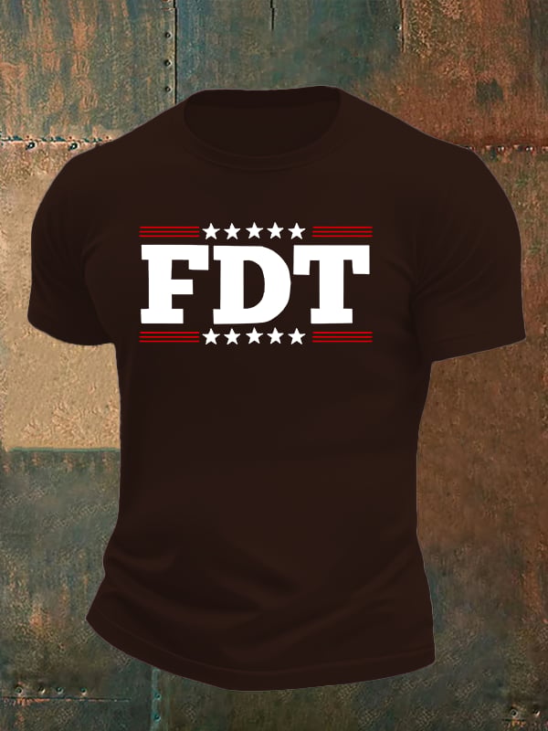 🔥Buy 3 Get 15% Off🔥Men's FDT Print T-Shirt