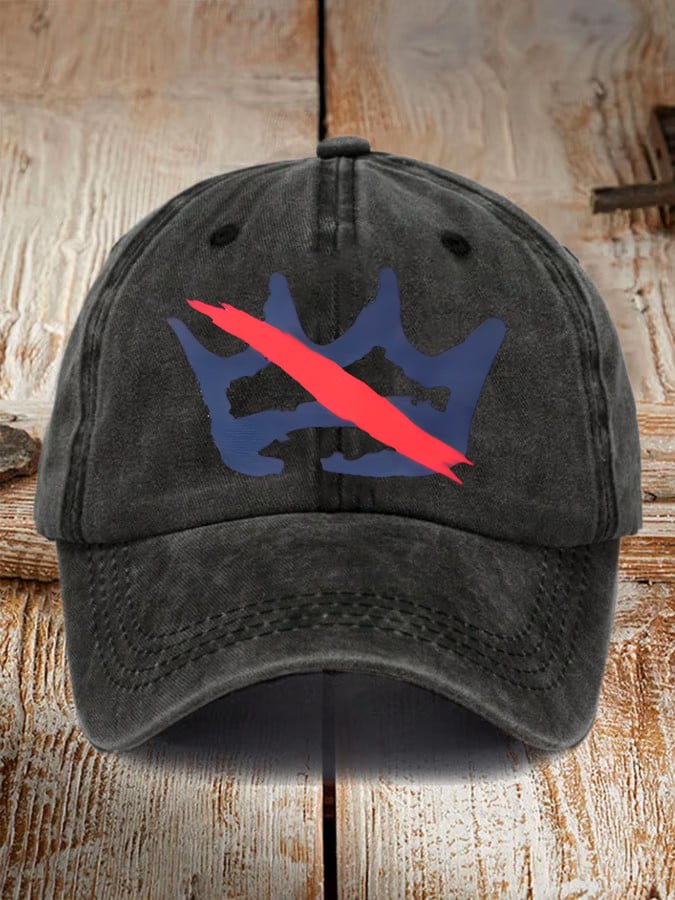 Unisex America has no kings Printed Casual Hat