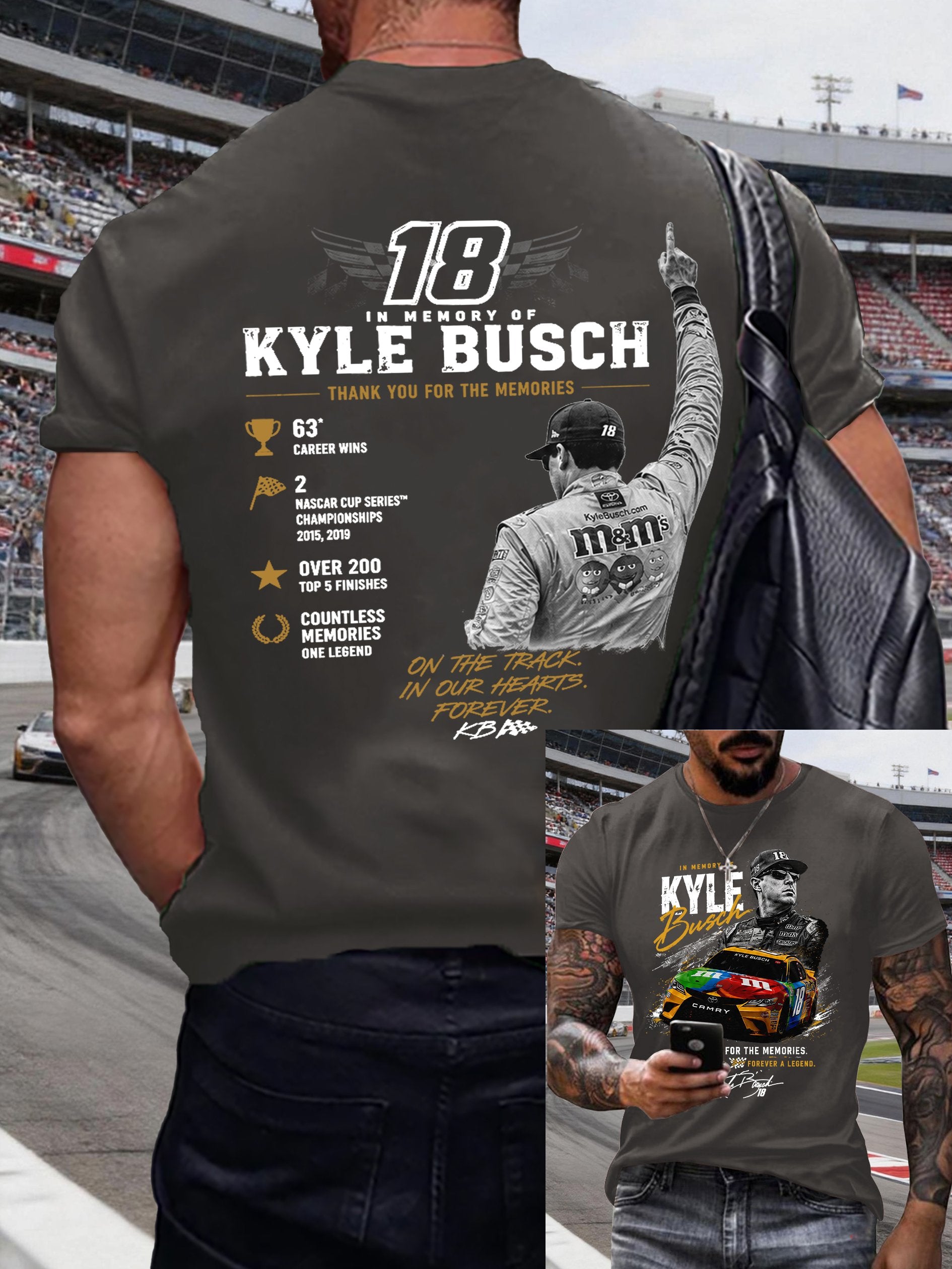 Men's Racing Legend Memorial Print T-Shirt
