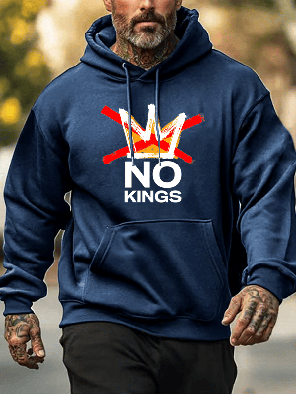 🔥Buy 3 Get 15% Off Men's America has No Kings Printed Casual Hoodies