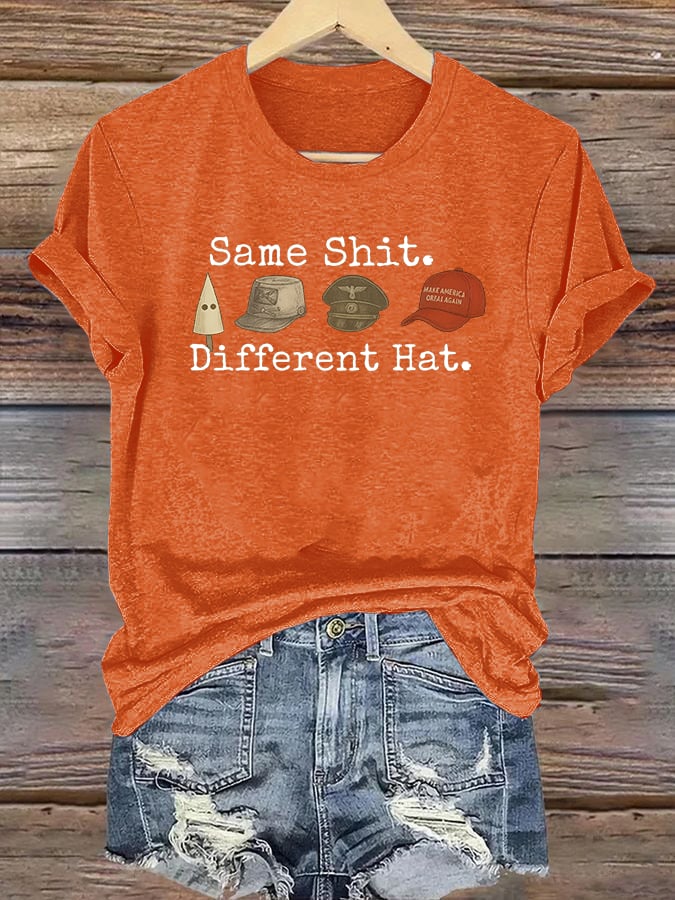 🔥Buy 3 Get 15% Off🔥Women's Same shit Different costume Print T-Shirt