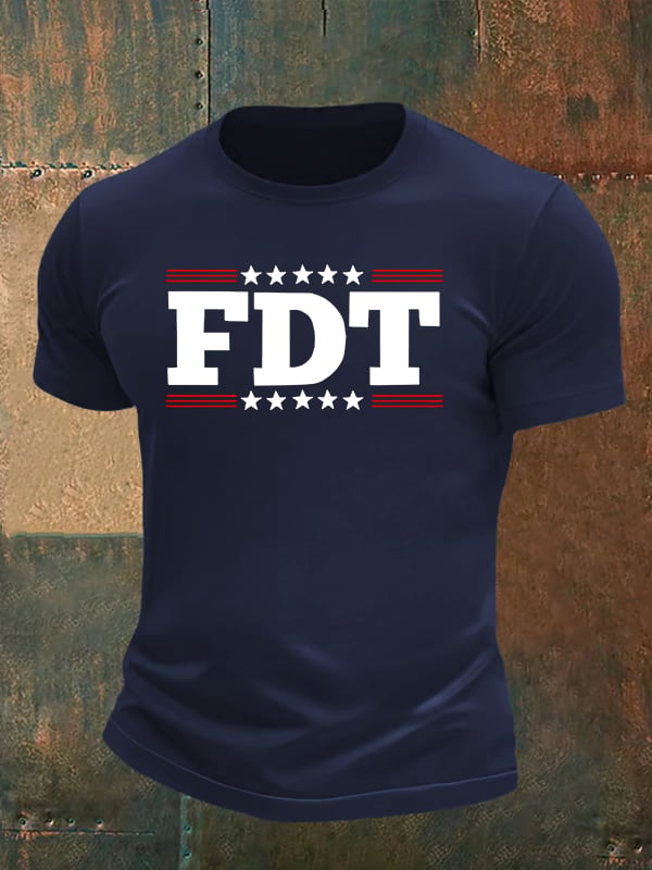 🔥Buy 3 Get 15% Off🔥Men's FDT Print T-Shirt