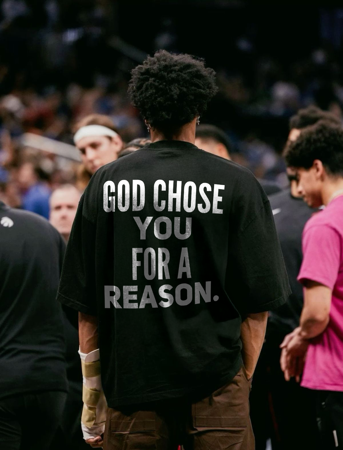 God Choose You For A Reason Printed Men's T-shirt