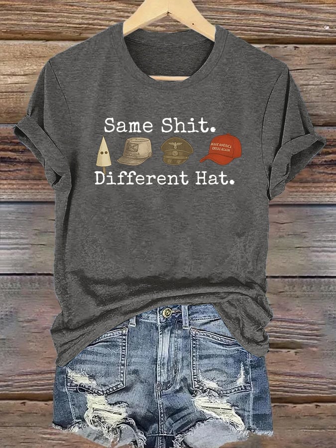 🔥Buy 3 Get 15% Off🔥Women's Same shit Different costume Print T-Shirt