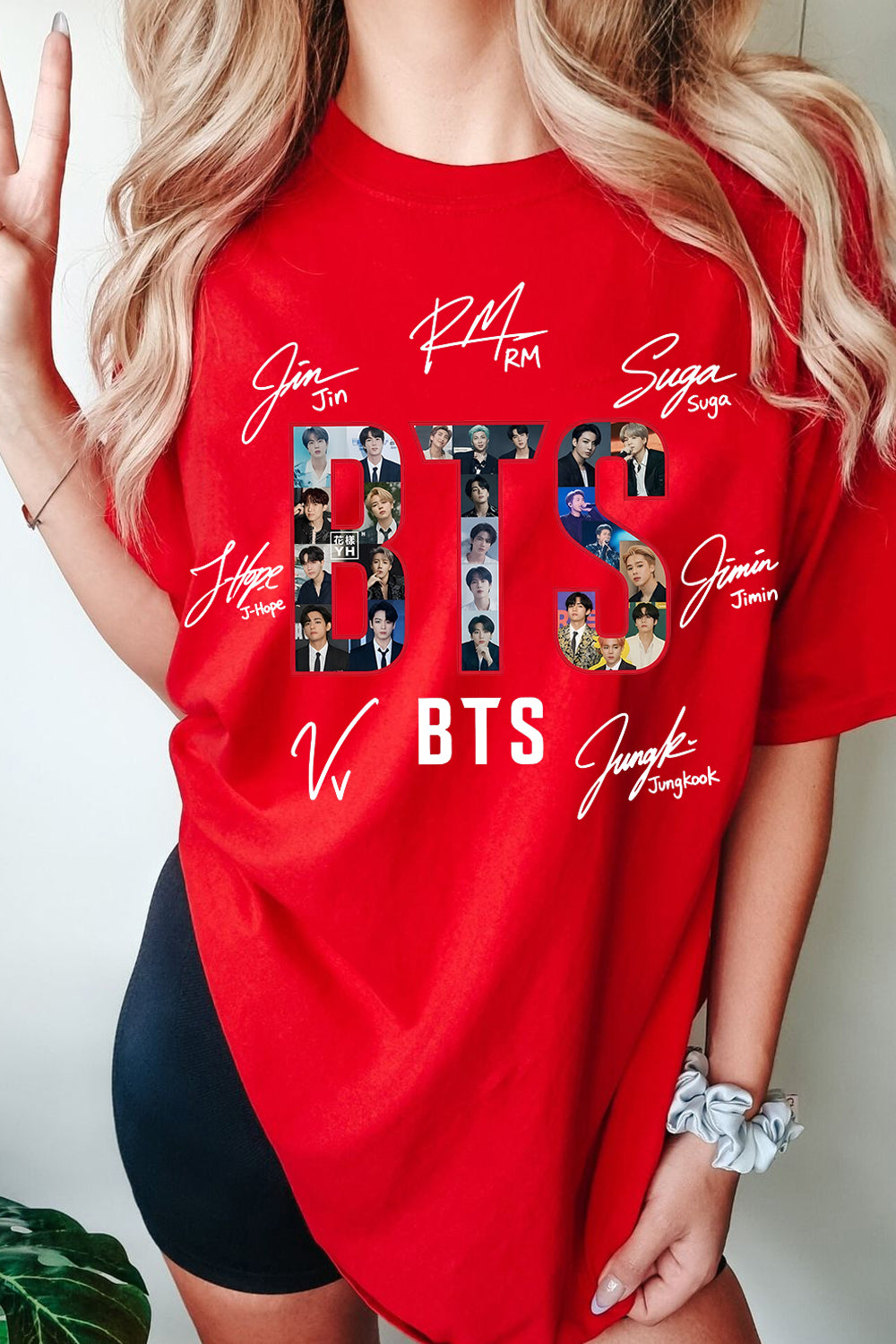 BTS Signature Print Tee